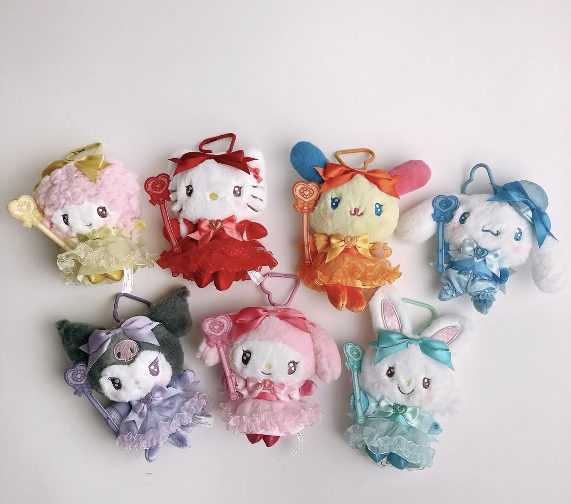 日本預訂📍日本Sanrio蝴蝶結偶像造型系列 - 公仔/吊飾/Tote Bag/化妝袋/盲盒 10/6日本開售