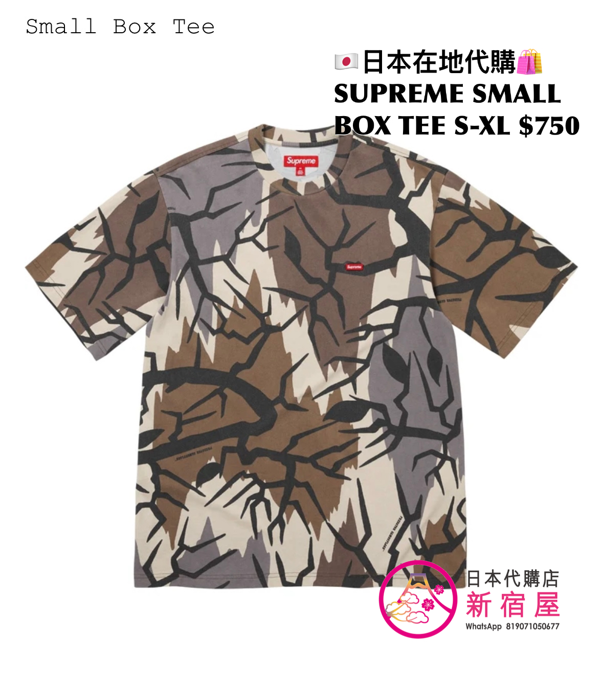 SUPREME SMALL BOX TEE