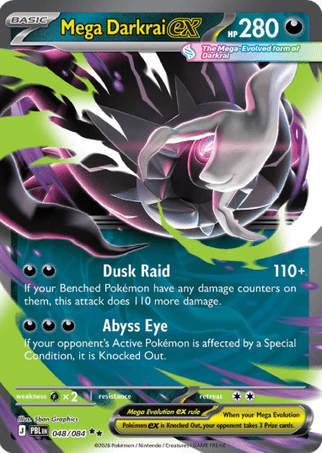 Pokemon TCG Pitch Black - Mega Darkrai EX-048/084