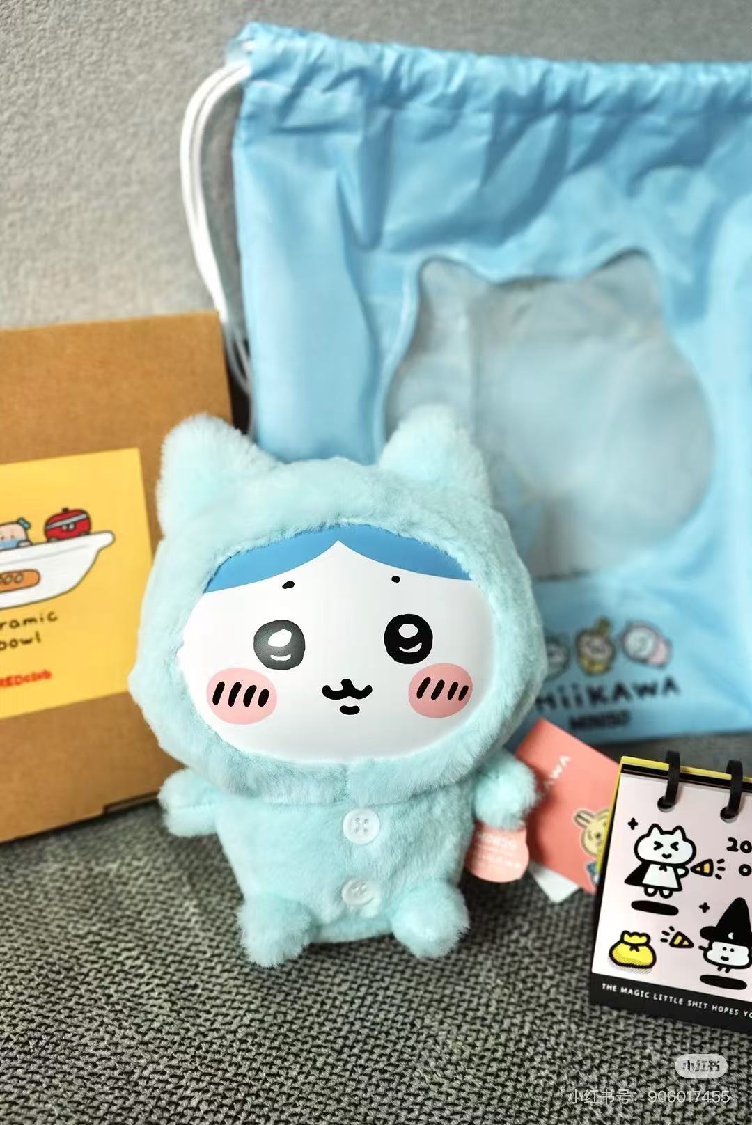 [Chiikawa X Miniso] 睡衣派對軟膠限量版絨毛玩具 M碼 (18cm) (通用) | 件