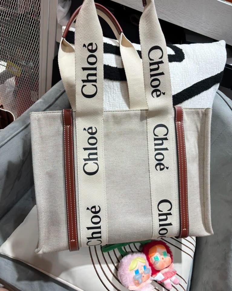 Chloe woody medium tote bsg 100%Authentic,98%new✅Dust bag