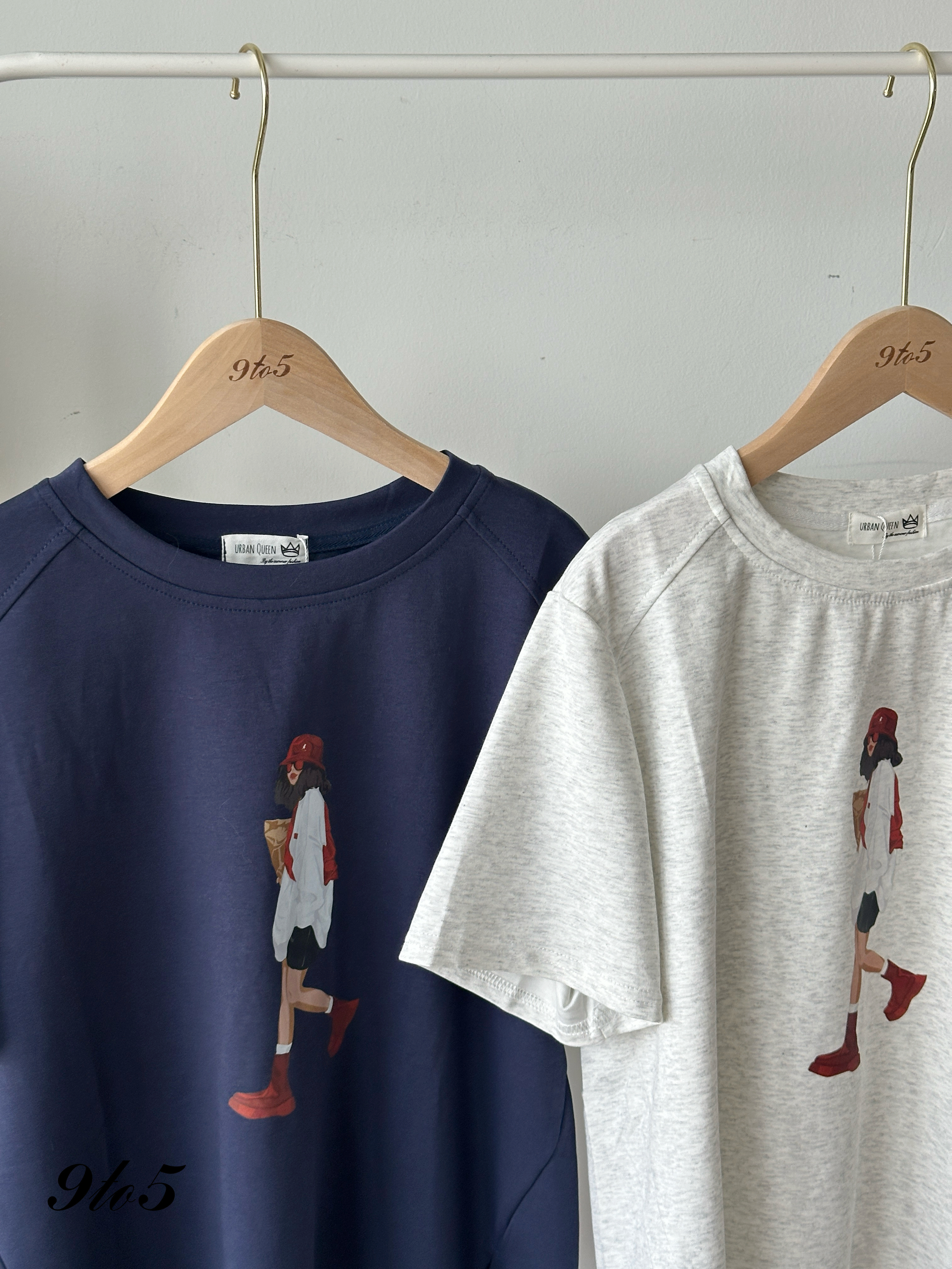 T4181 Casual Printed Tee - 4 Colors 