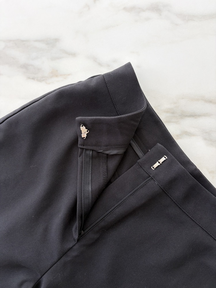 Side Slit Cropped Pants