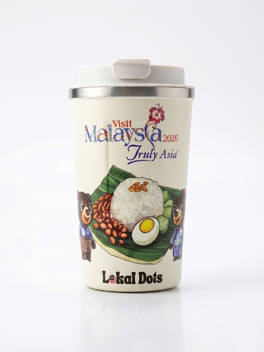 LDVM16 - Thermal Tumbler 380ml Nasi Lemak 