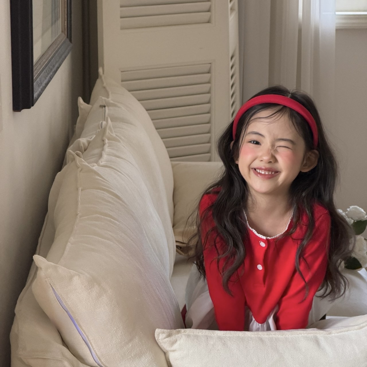 Ninibello | 春季薄Tee (Red/Yellow M100-110)