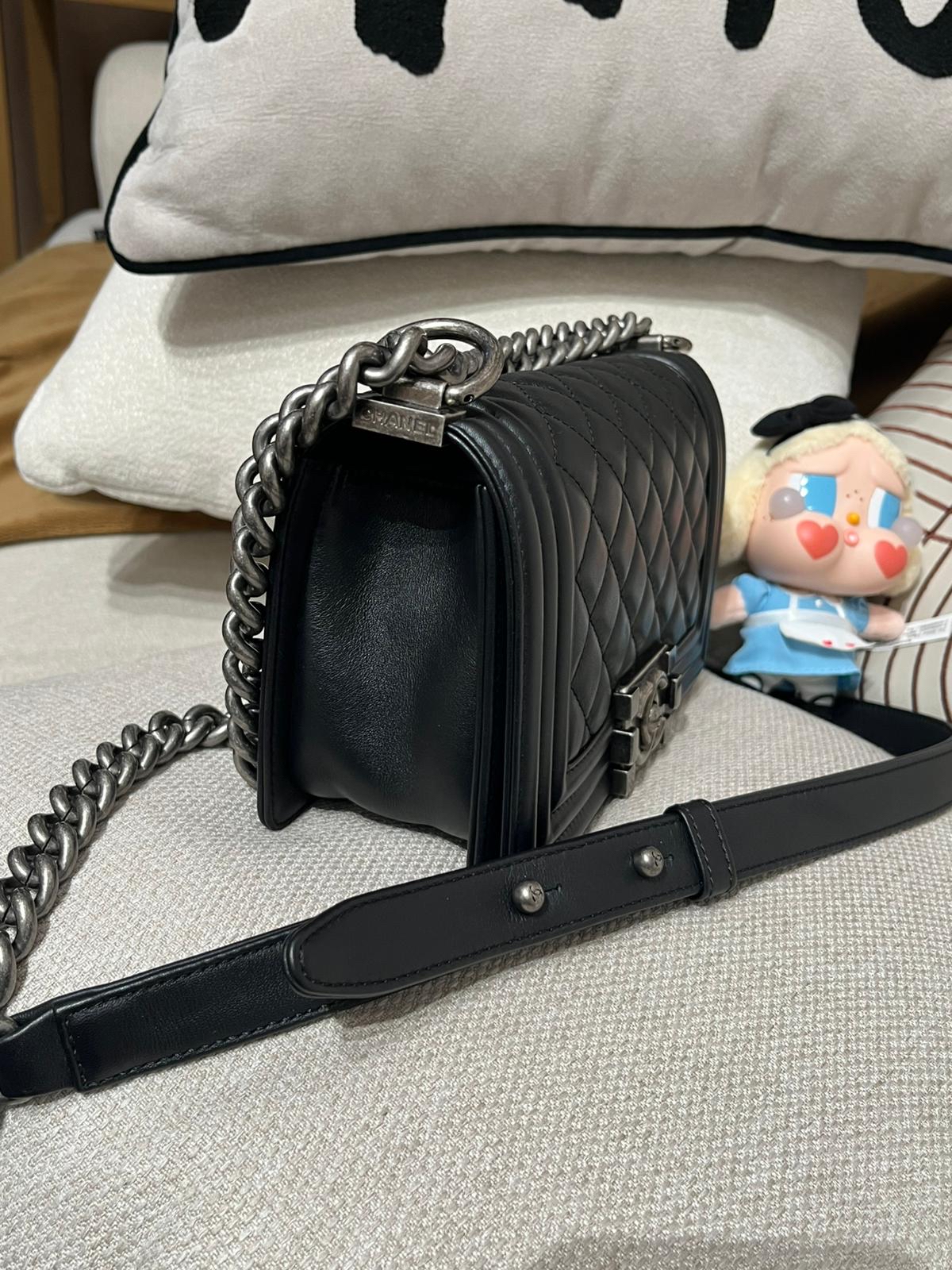 Chanel boy 20cm A67085 黑色牛皮 100%Authentic ,98%new ✅收據✅Card ✅dust bag ✅box