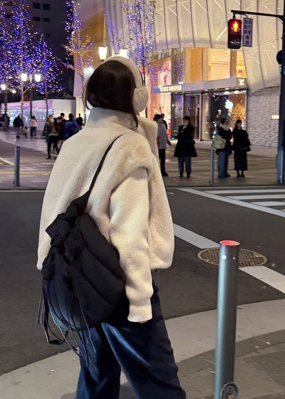 Elegant artificial fur vest 