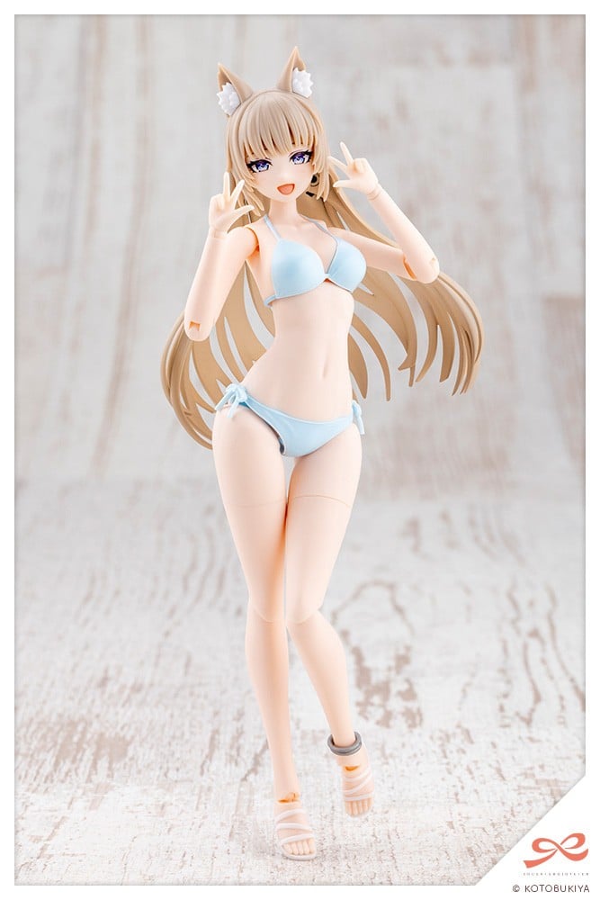 (預訂訂金 $100) (總價 $323) 壽屋 Kotobukiya 創彩少女庭園 獸耳艾米莉塔【泳裝】 模型 (行版) (KO09597) 