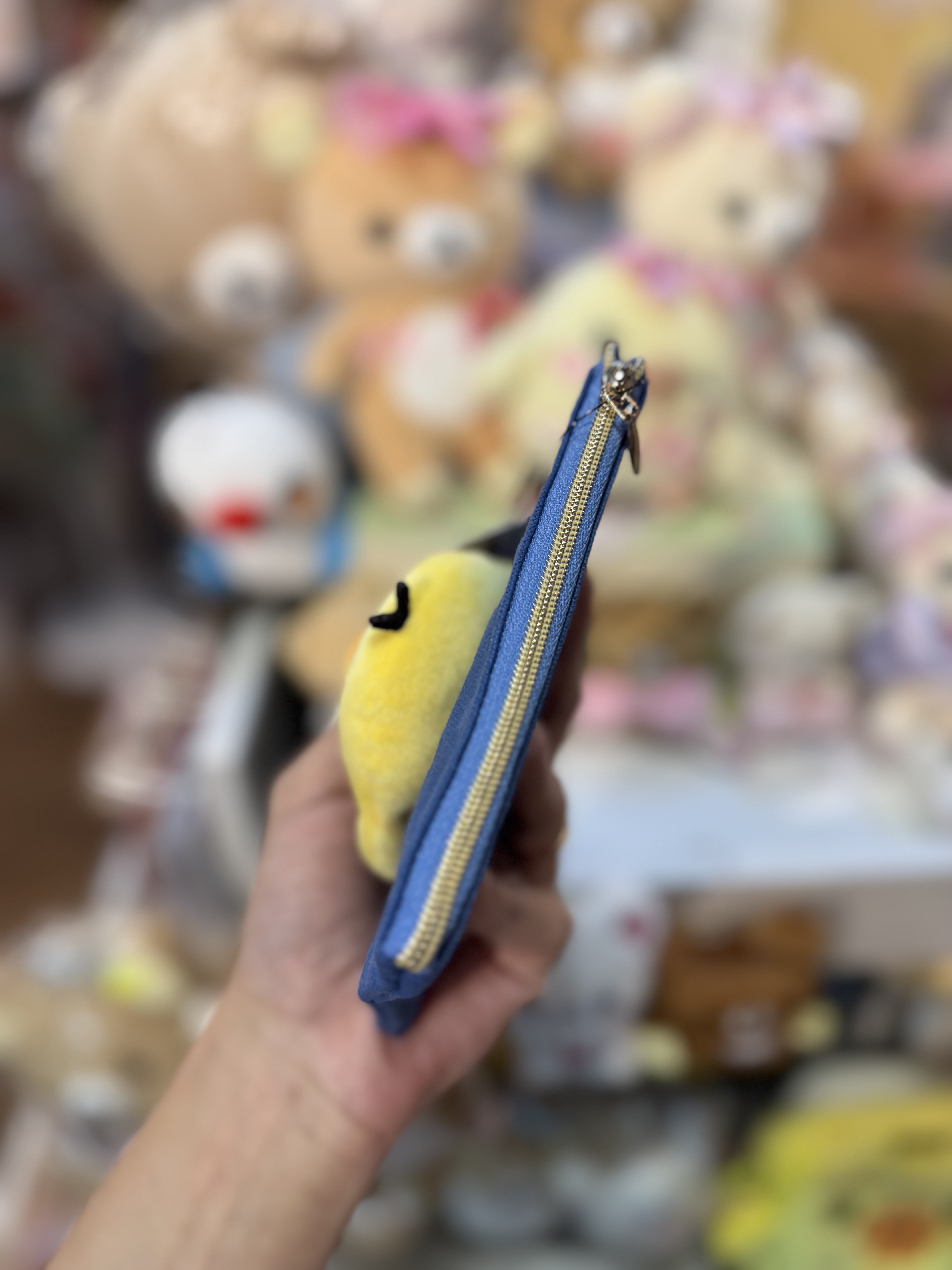 《現貨》全新日本專店限定 Rilakkuma立體頭仔小物袋