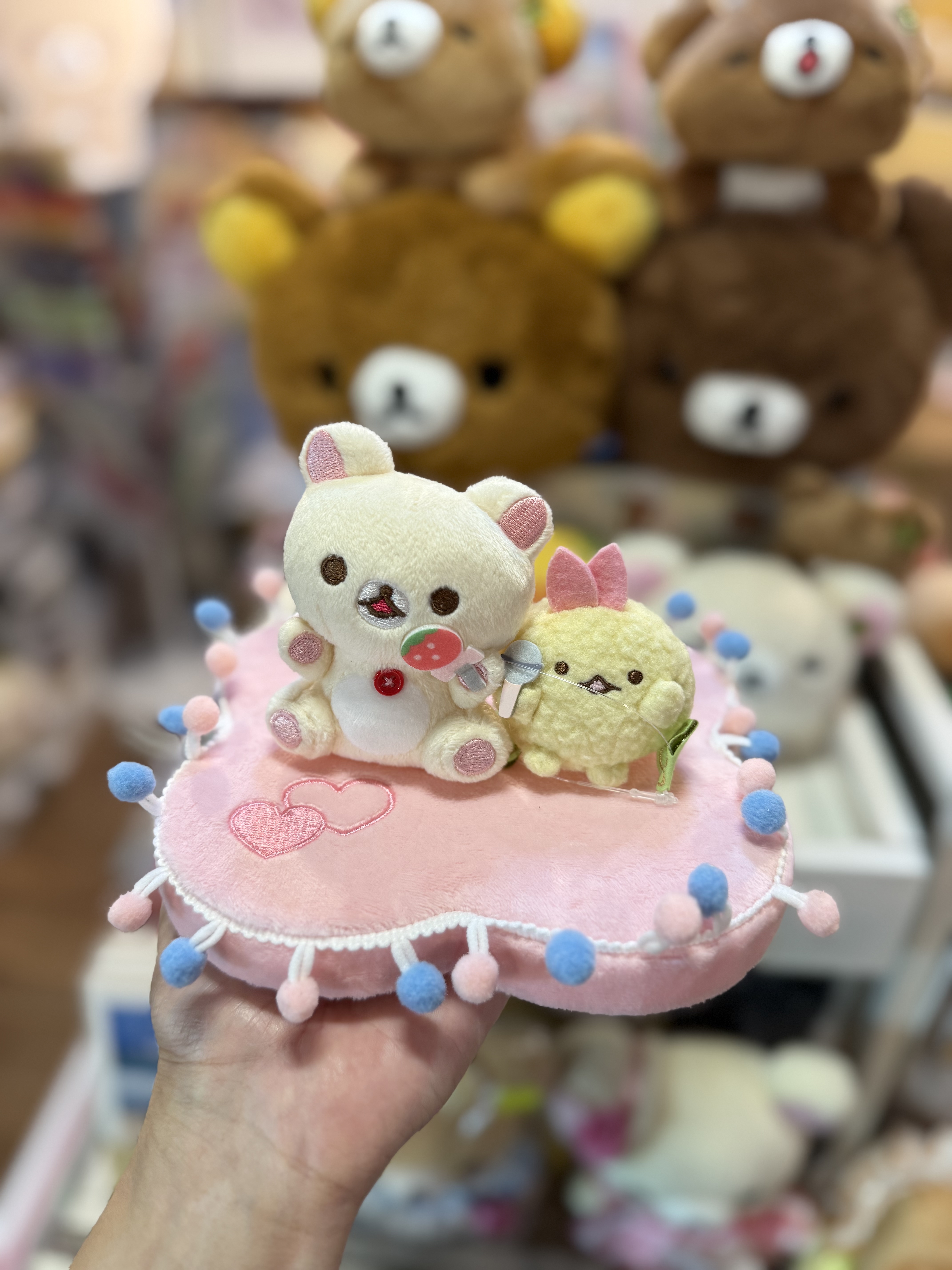 《現貨》全新San-x全員共演系列 小白熊+炸蝦+舞台座套裝公仔