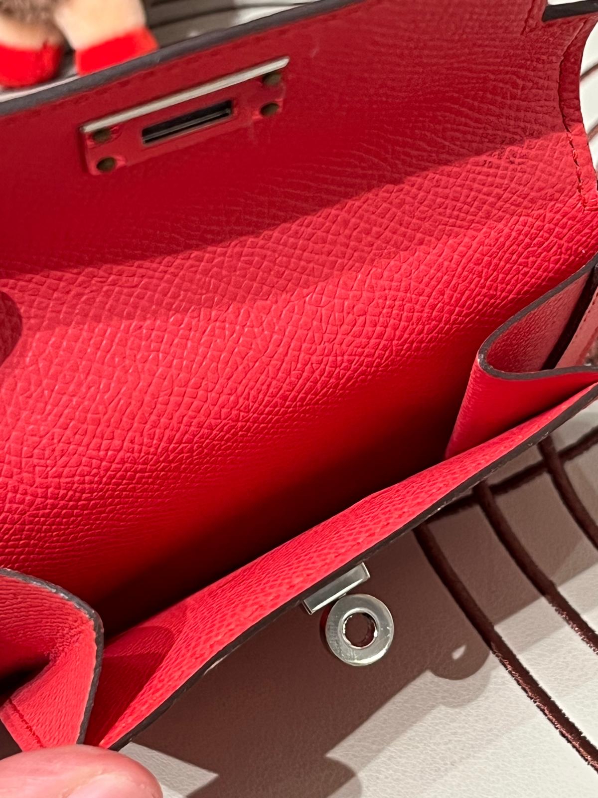 Hermes Kelly Pocket Stamp 100%Authentic,98%new