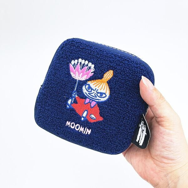 現貨｜Little My 阿美 Moomin 姆明 日版 毛毛刺繡 化妝袋 (S2340232)