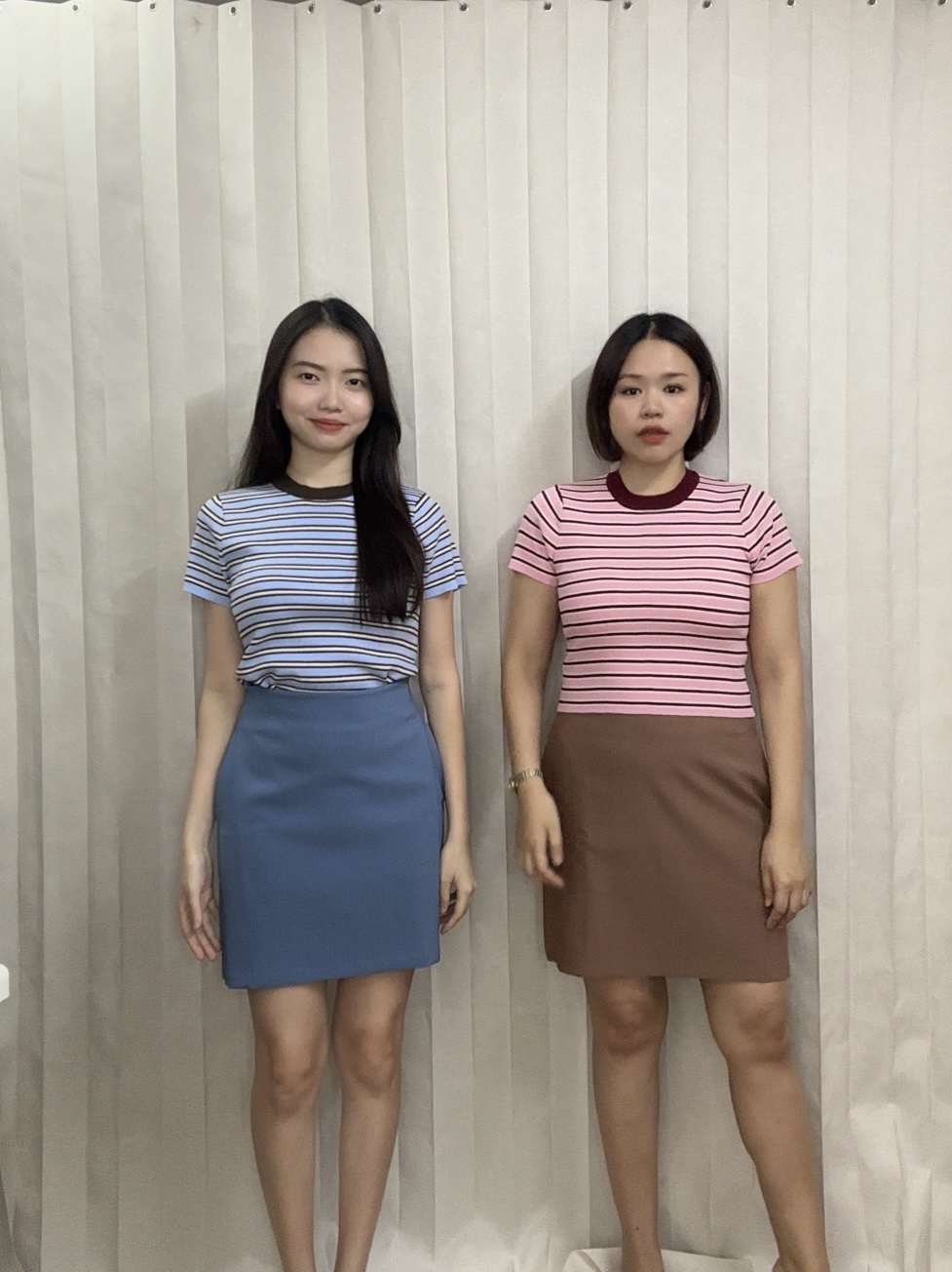 S1892 A Line Short Skirt - 3 Colors 