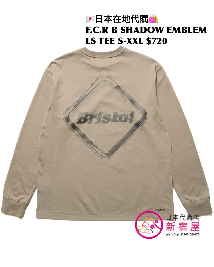 F.C.REAL BRISTOL SPIRIT LS TEE/ SHADOW EMBLEM LS TEE/ 56STARS LS TEE/ ORIGIN POCKET LS TEE