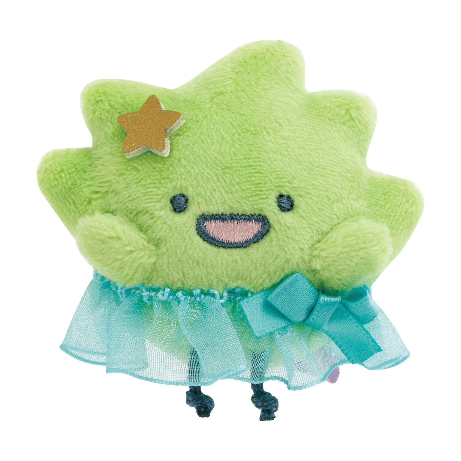 角落生物 - 企鵝潟湖系列手玉公仔 (綠色小草款)