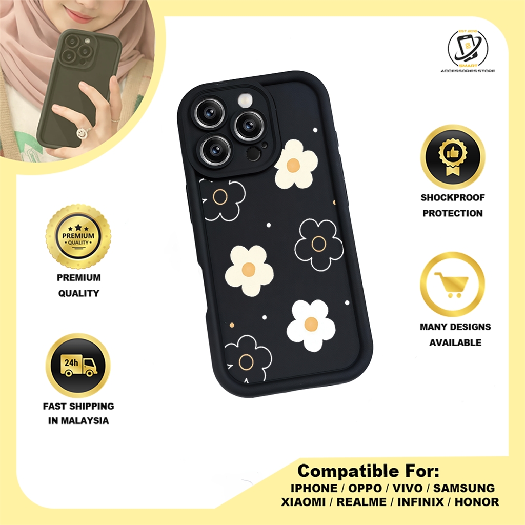 TPU DESIGN CASE PHONE FOR SAMSUNG - DESIGN FLOWER A5