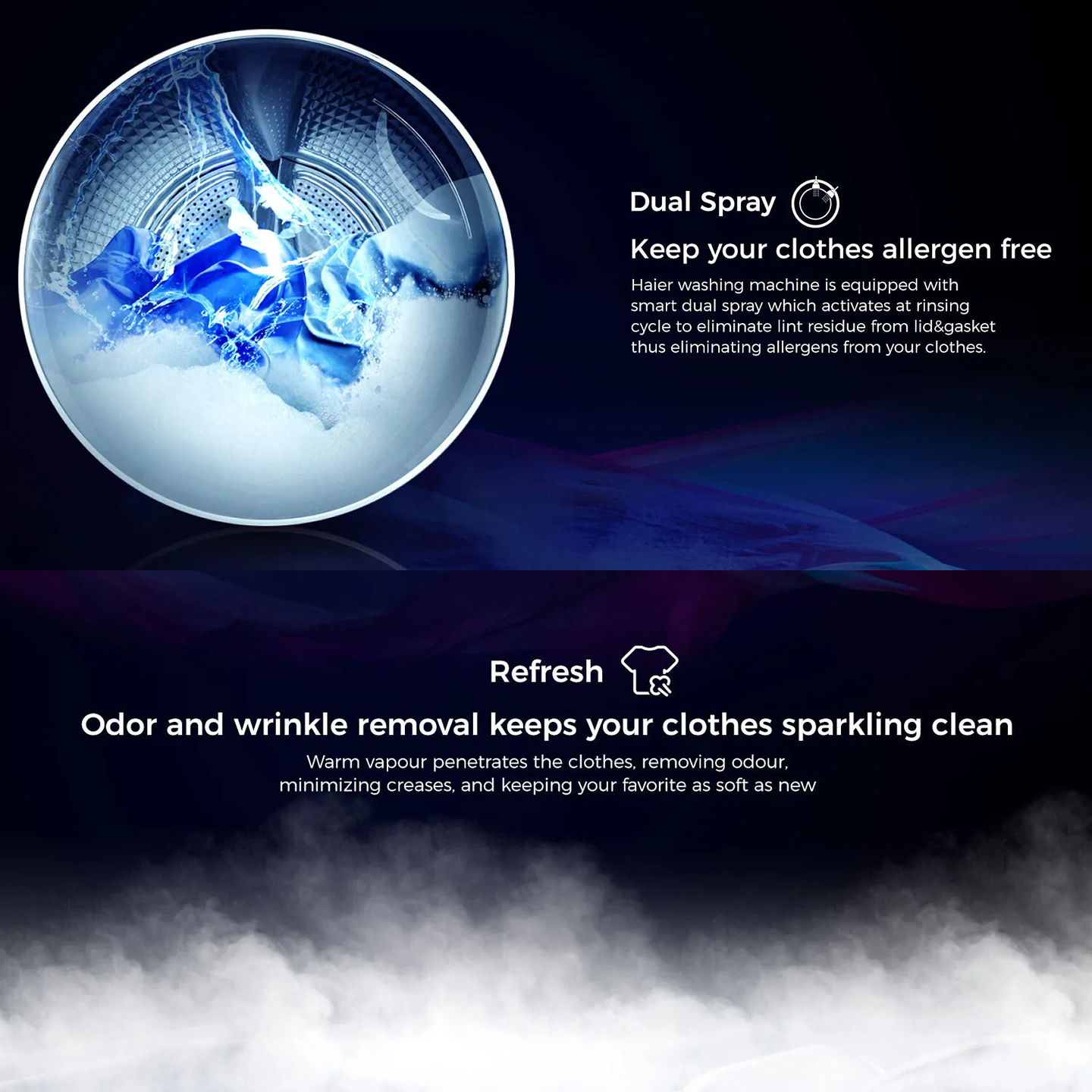 Haier 13kg Inverter Front Load Washer (HW130-BD14166S8U1)