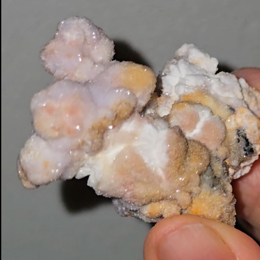Lavender popcorn selenite from China - SEL42
