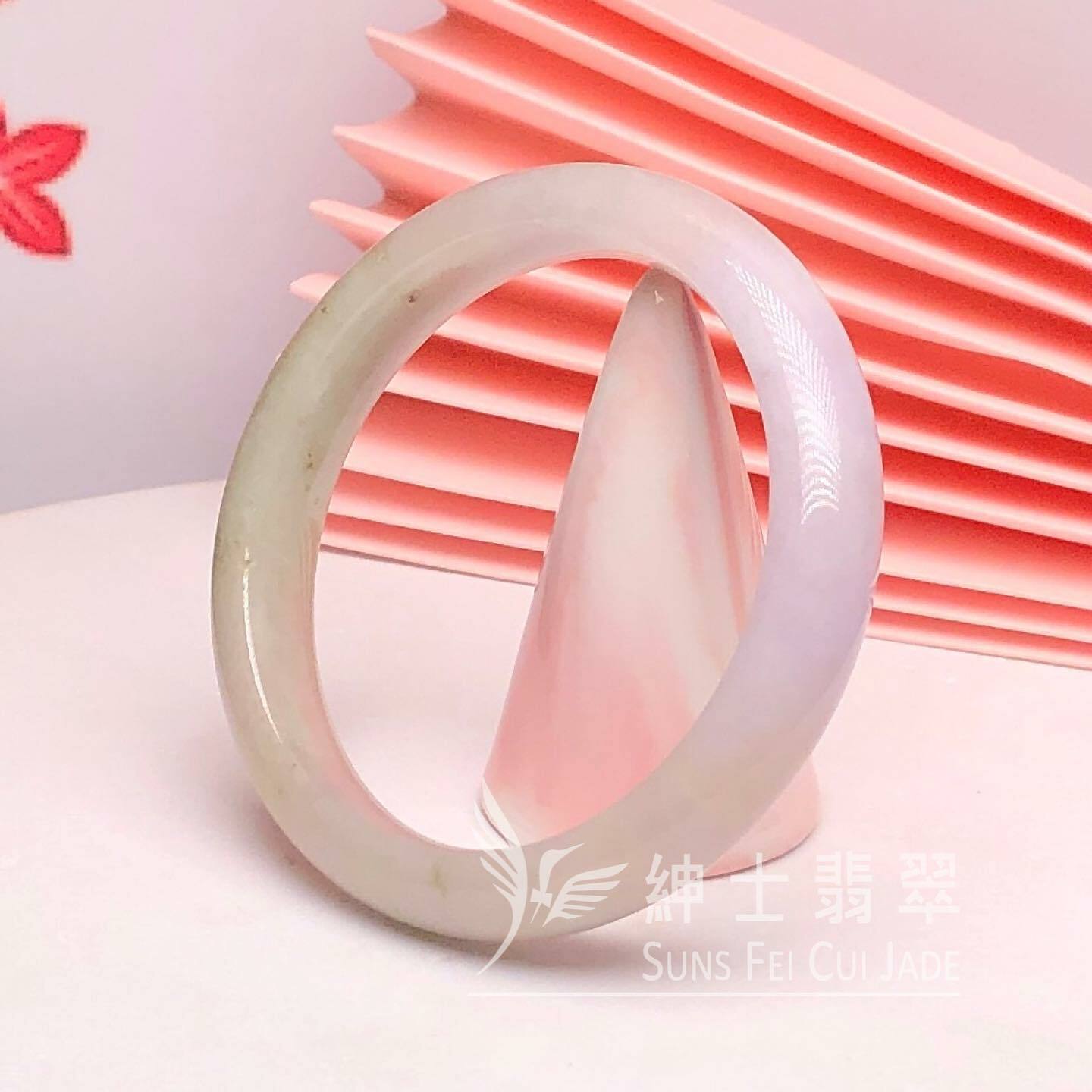 紫蘿蘭帶翡色福鐲49.6mm