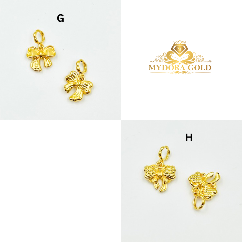MYDORA Charm Lacy Ribbon Full Gold (5G) l EMAS 916/22K