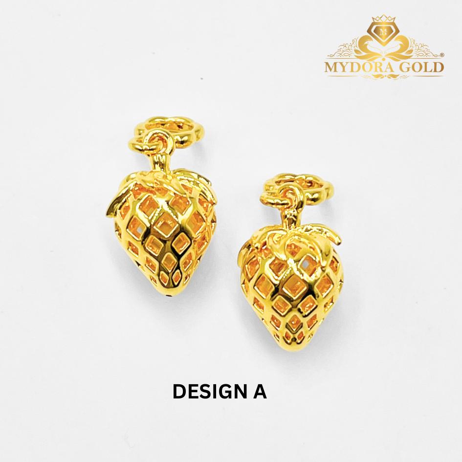 MYDORA Loket Strawberry Full Gold Series (5G) l EMAS 916/22K