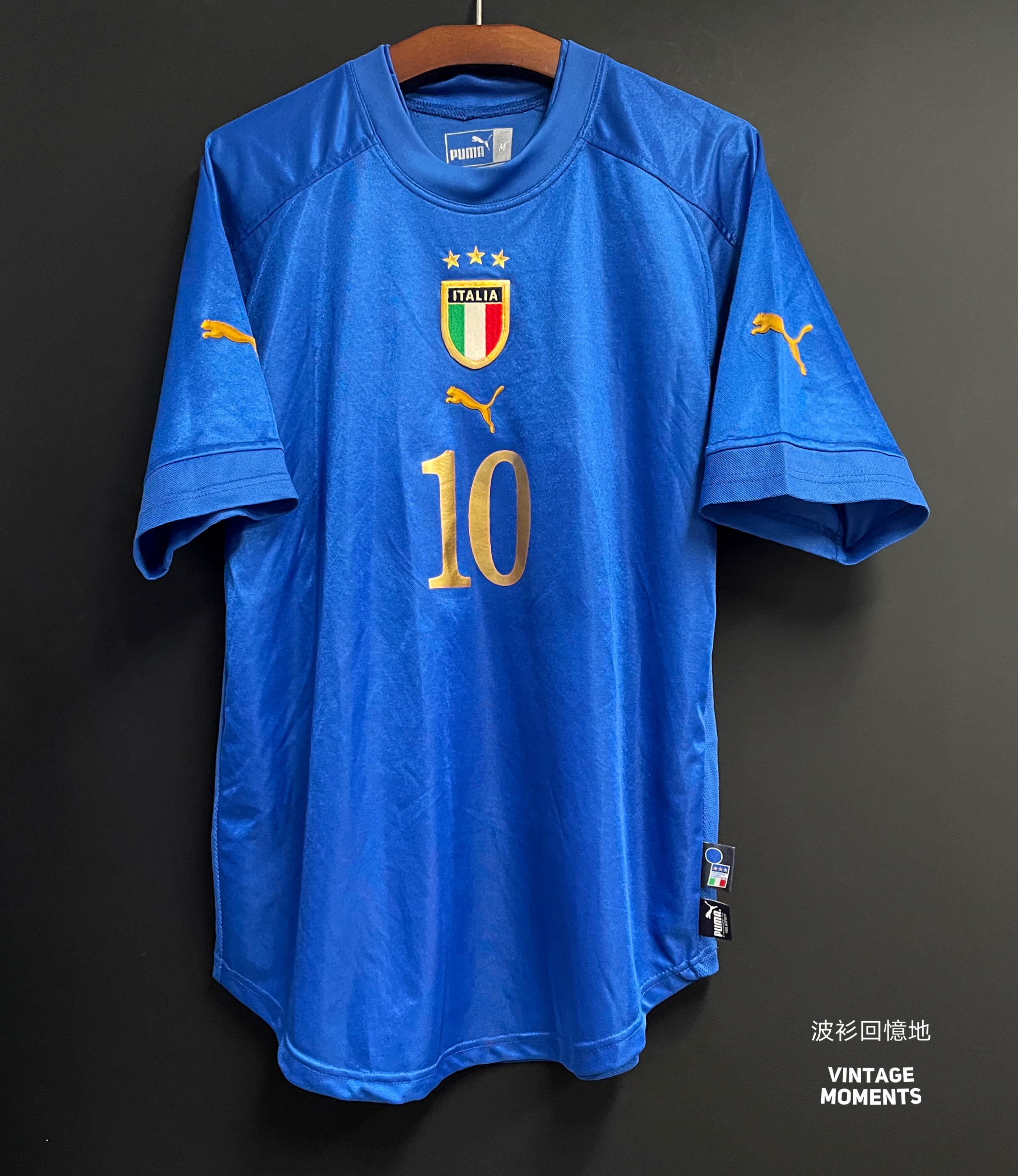 意大利2004主場 巴治奧 ITALY HOME SHIRT BAGGIO
