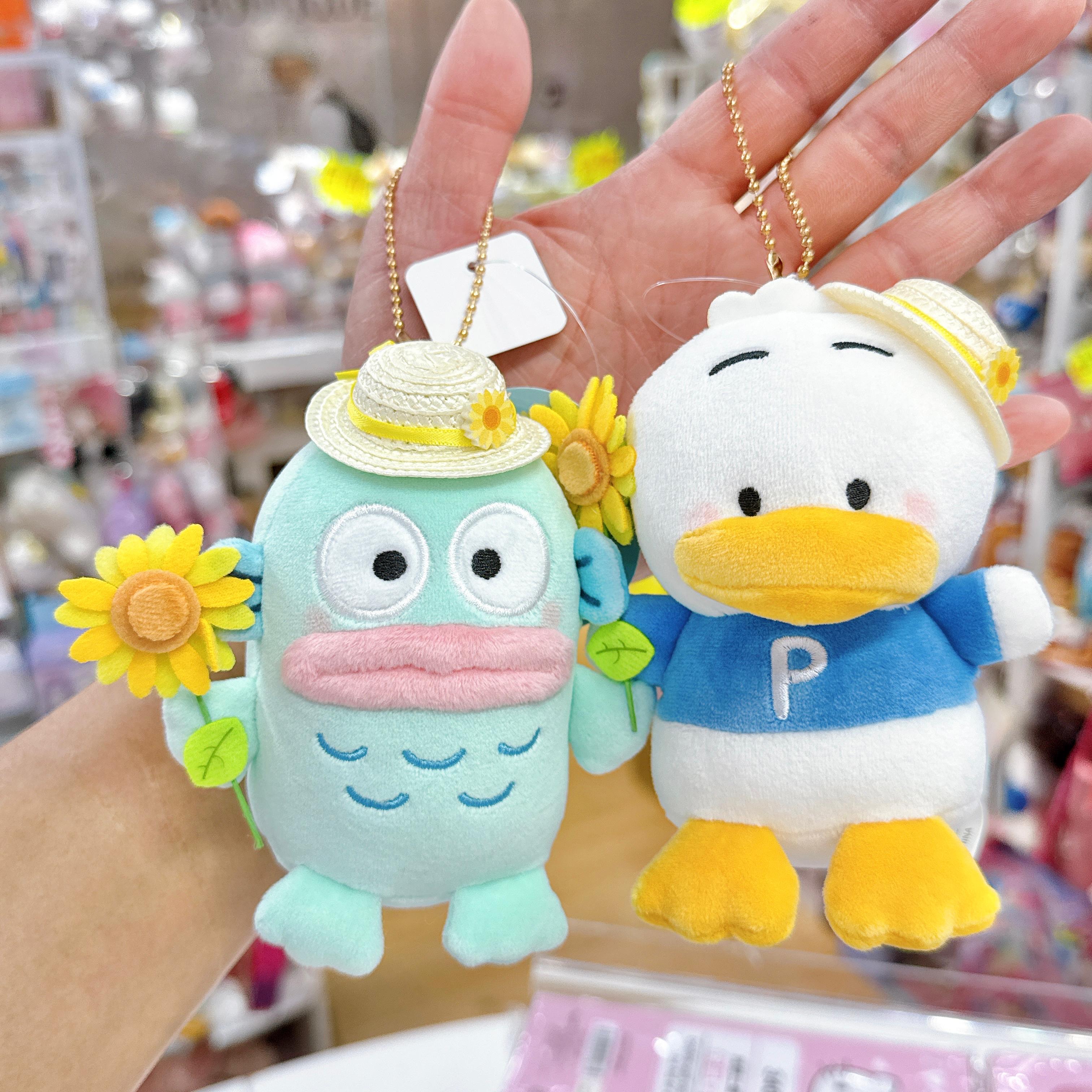 日本直送日本限定水怪鴨仔花花公仔掛飾