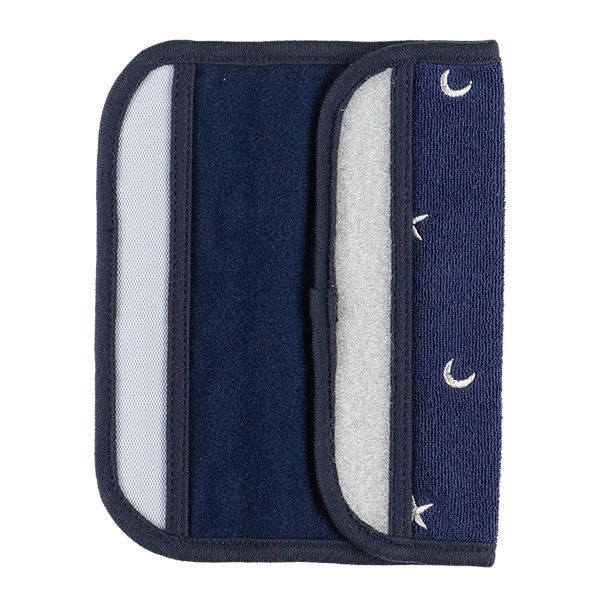 🇯🇵預訂 日本直送🇯🇵海軍藍星月刺繡毛巾料孭帶咬巾肩巾
