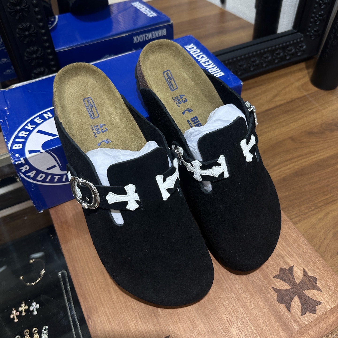 Chrome hearts x Birkenstock