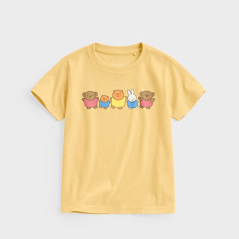 2件$98。日系兔兔卡通薄棉短袖