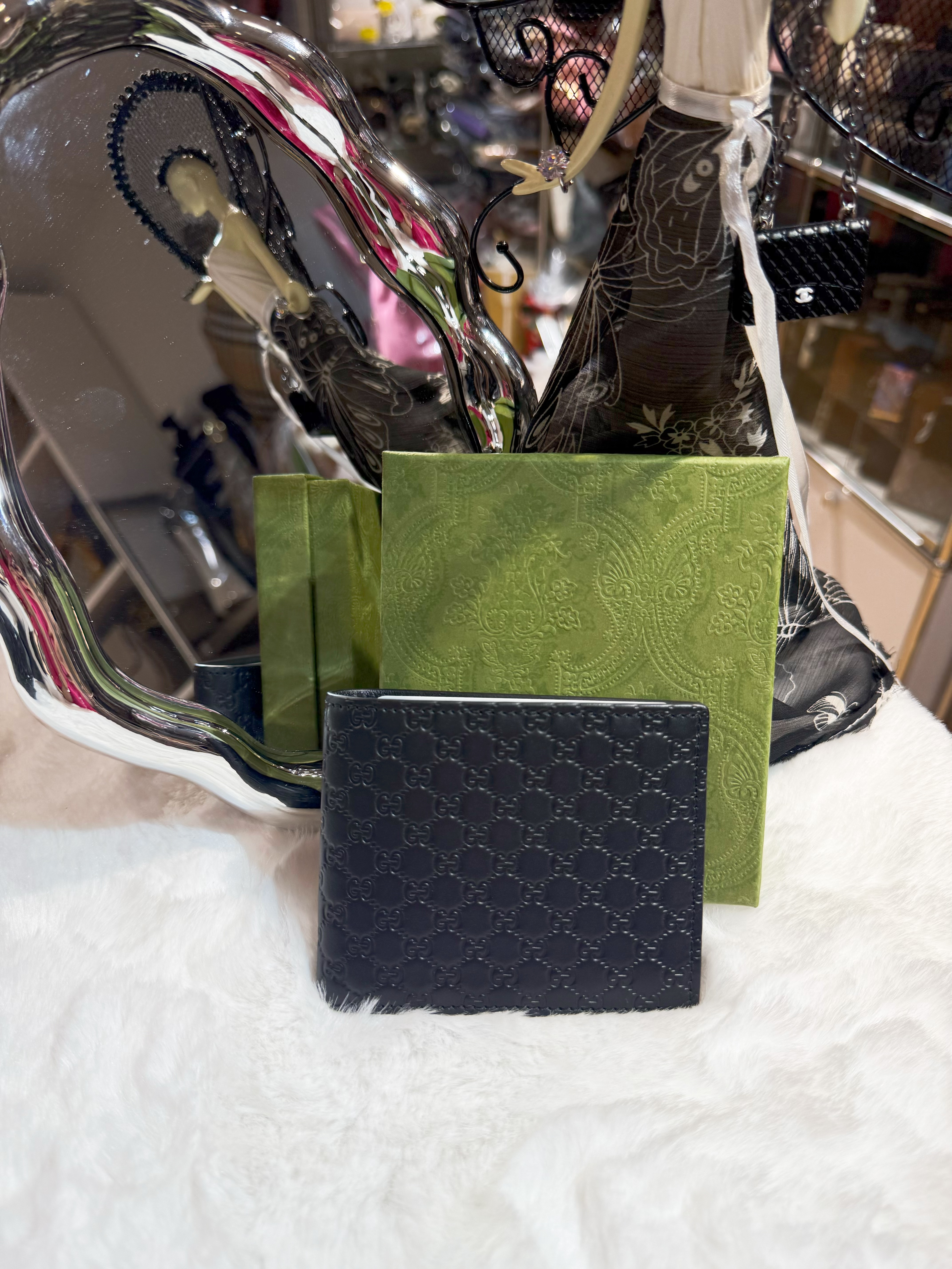 Gucci bi fold wallet slogo/6cc/blk