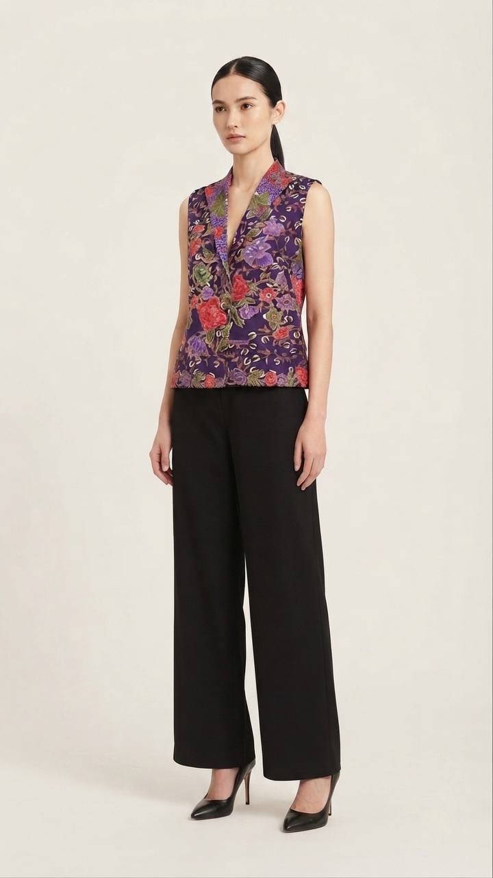 T2488 - Mekar Malam Sleeveless Batik Vest 