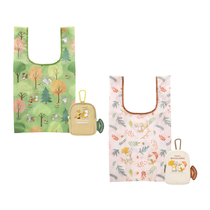 🎀【預訂】Mofusand Woodlands 環保袋連小包