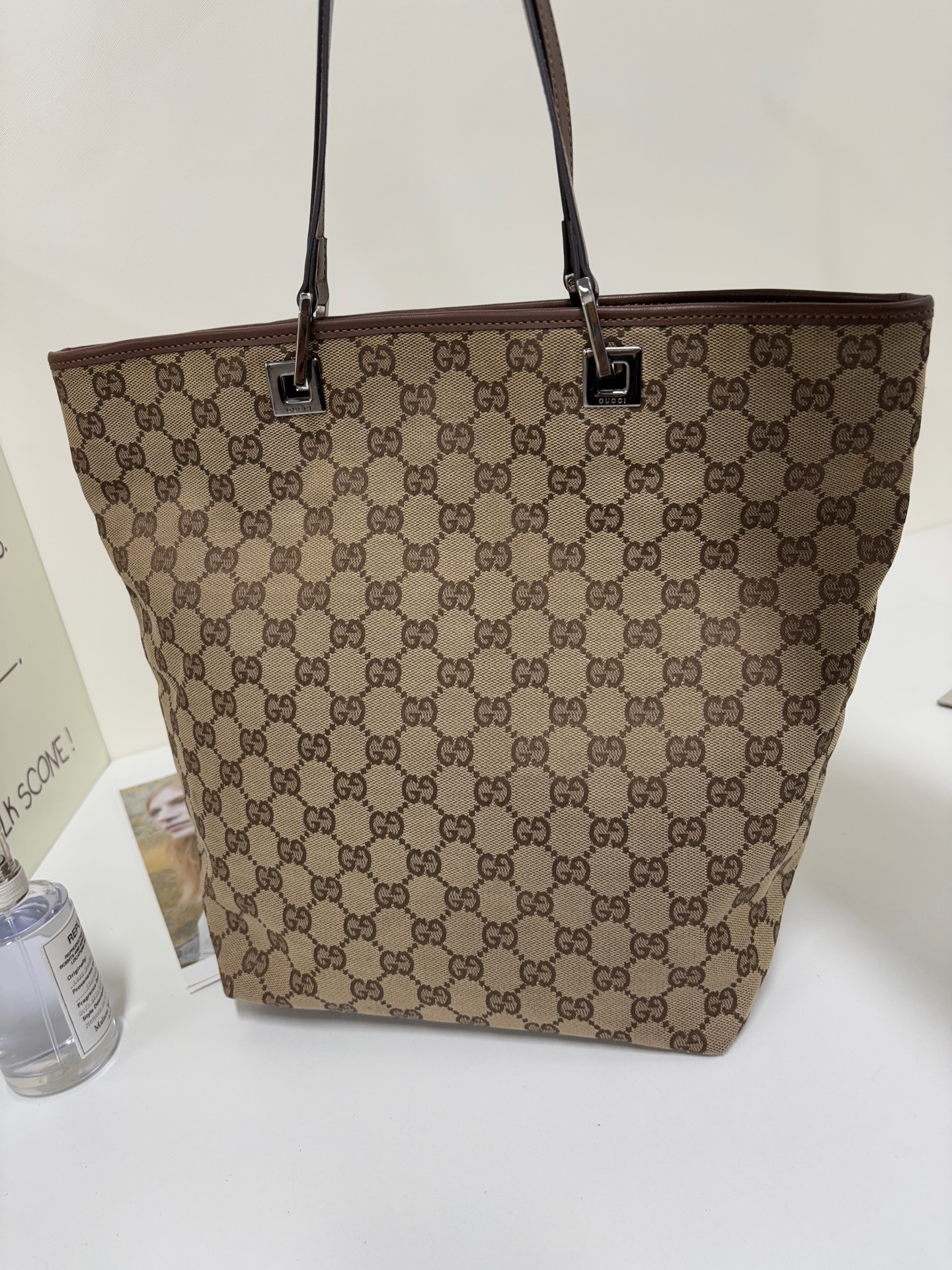 【預訂貨品】Gucci老花帆布tote bag