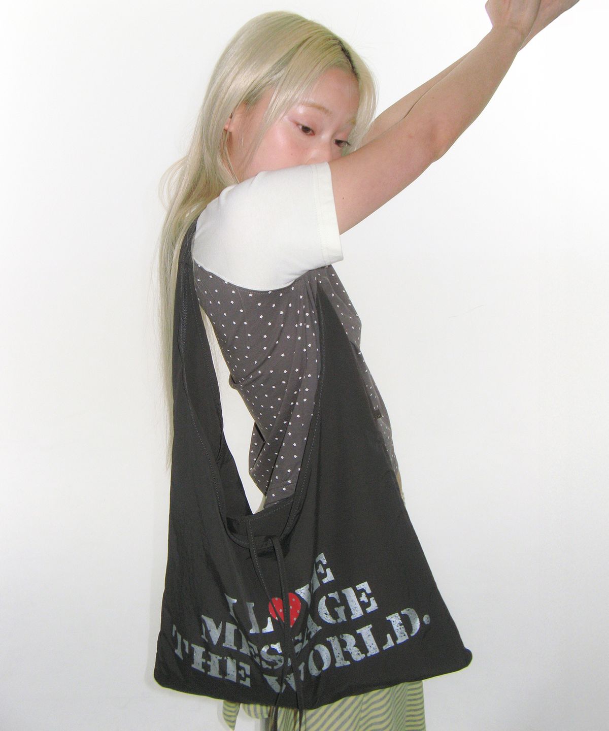 🇰🇷訂購｜Ames 26SS｜LETTERING CASUAL HOBO BAG 4色 