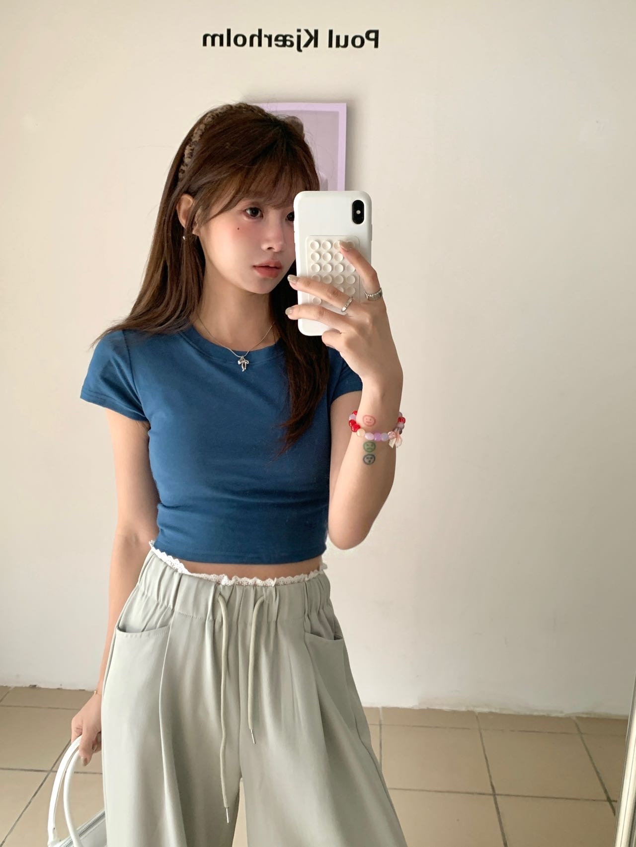 【跑量福利价】Jelly Buny Daily Plain Padded Crop Tee (Removable) 自带胸垫果冻纯色短款Tee(胸垫可拆卸) 【 8 Colours 】