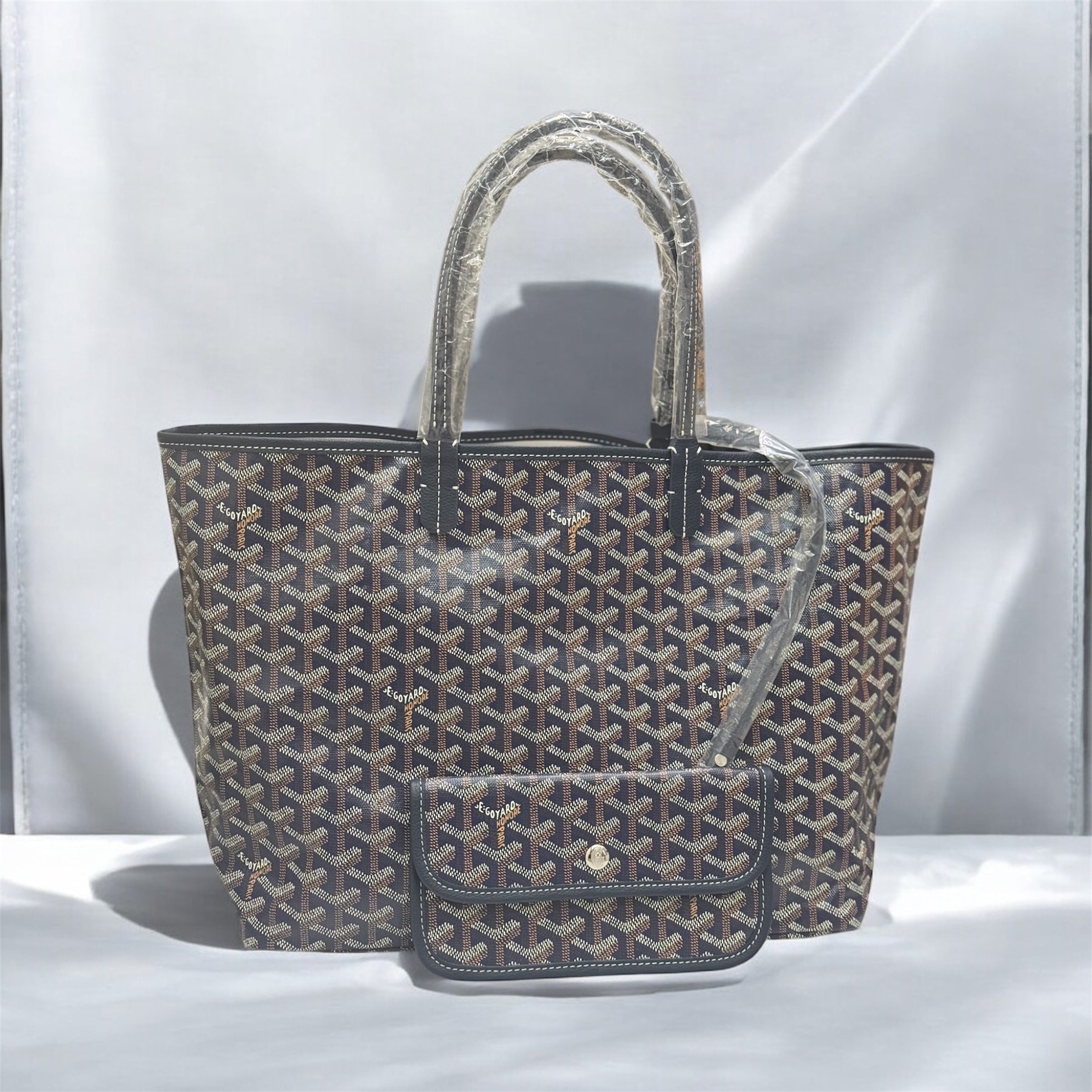 Unuse Goyard St Louis Tote-Navy Blue