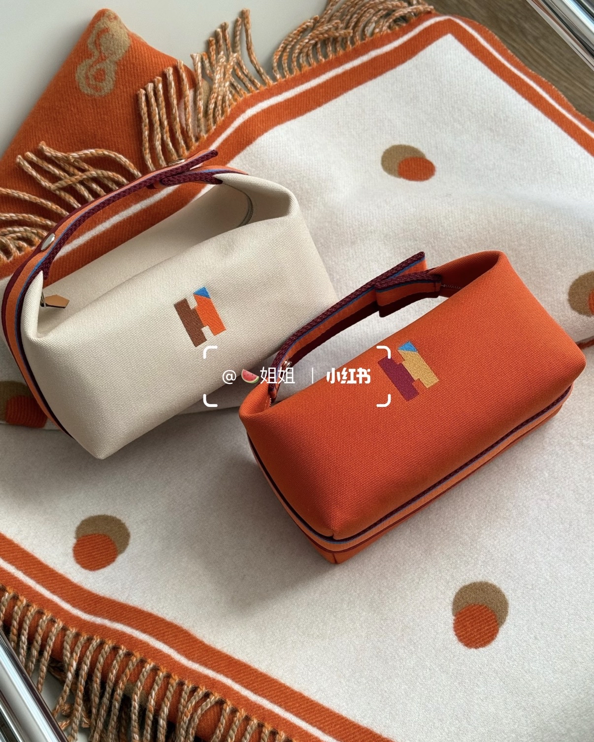 新款🆕拼色logo   Hermes Bride A Brac 飯盒包 PM SIZE 