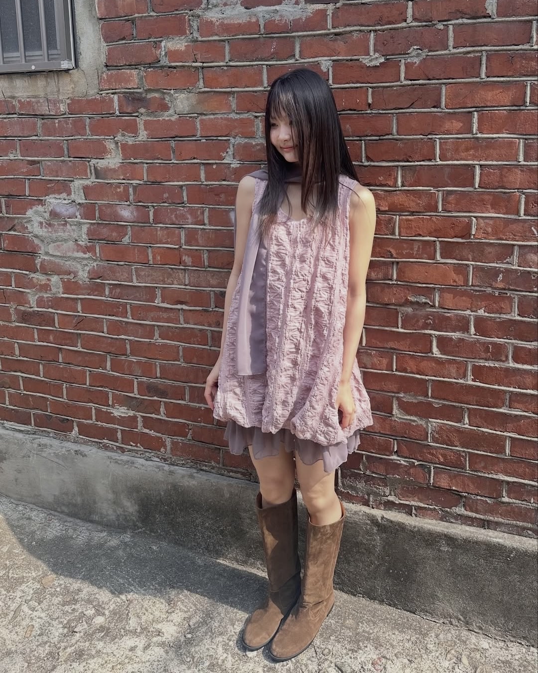 [🌸] tulip chiffon dress