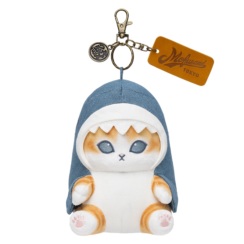 🌸 【預訂】Shark Cat 公仔掛飾(BL) - Mofusand Board Shark