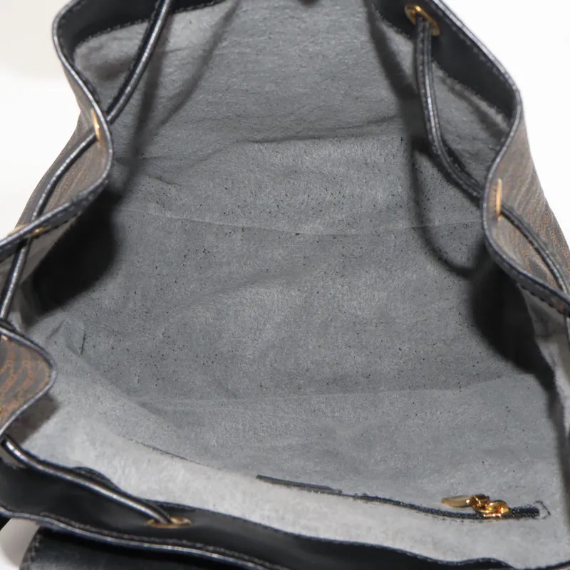 Celine Black Macadam Turn Lock Backpack