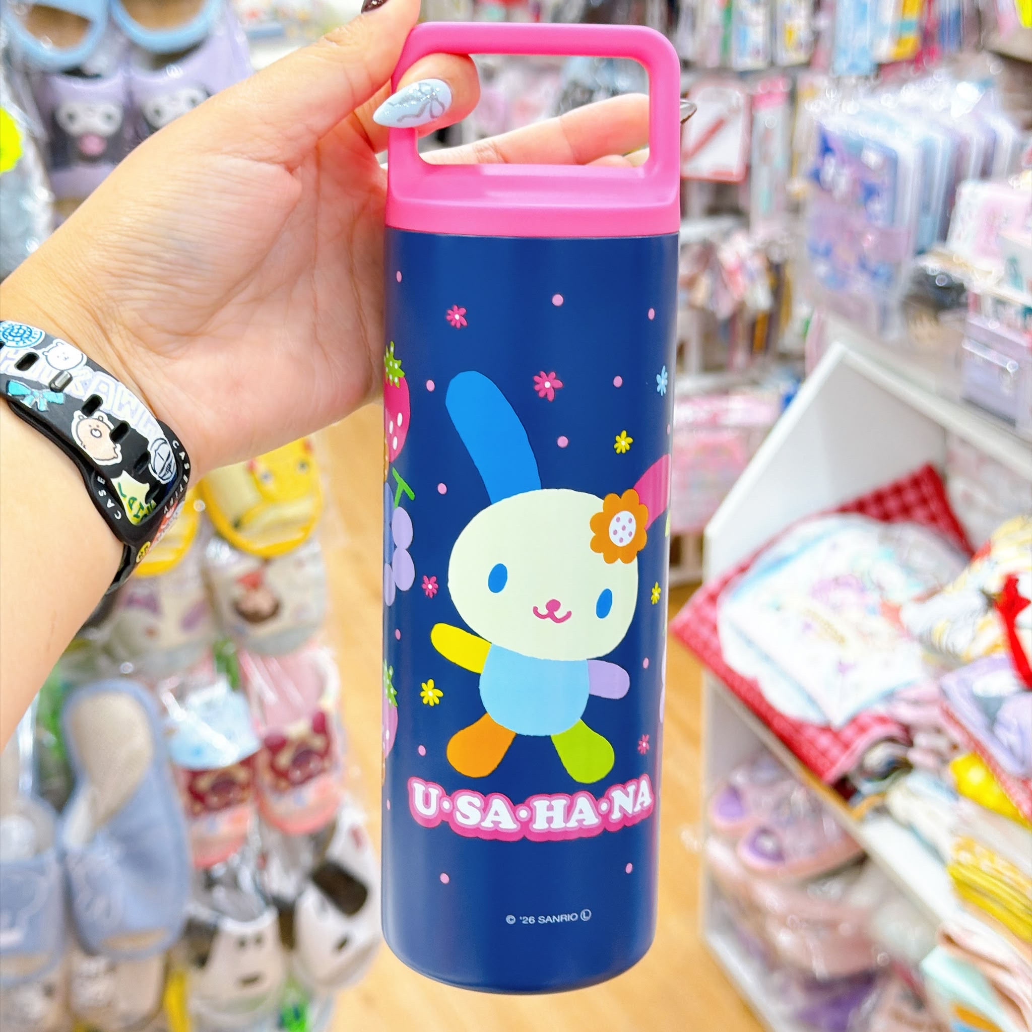 日本直送Sanrio usahana 新款保溫樽 450ml