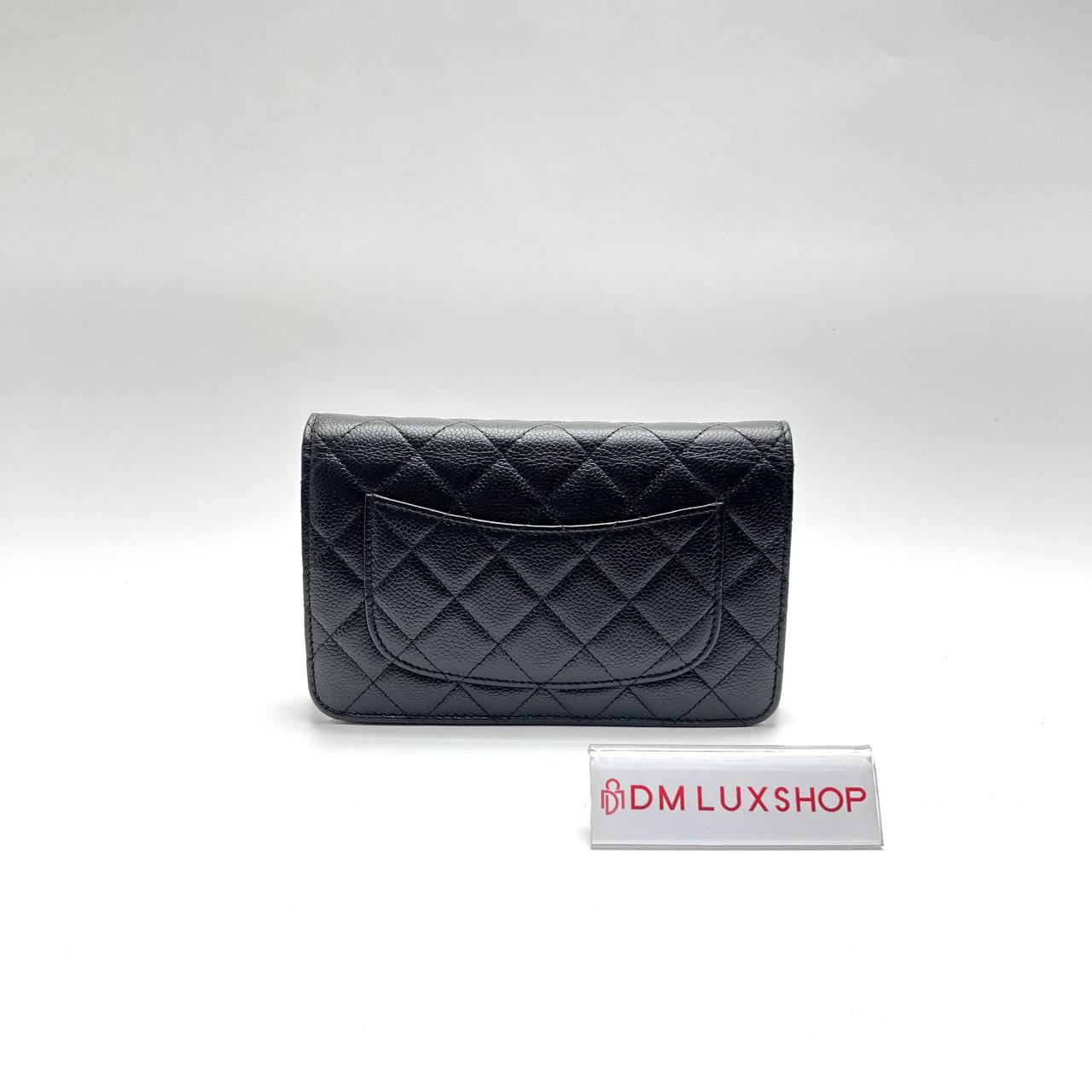 Chanel Black Caviar Classic WOC GHW (Serial 29, Y: 2019)