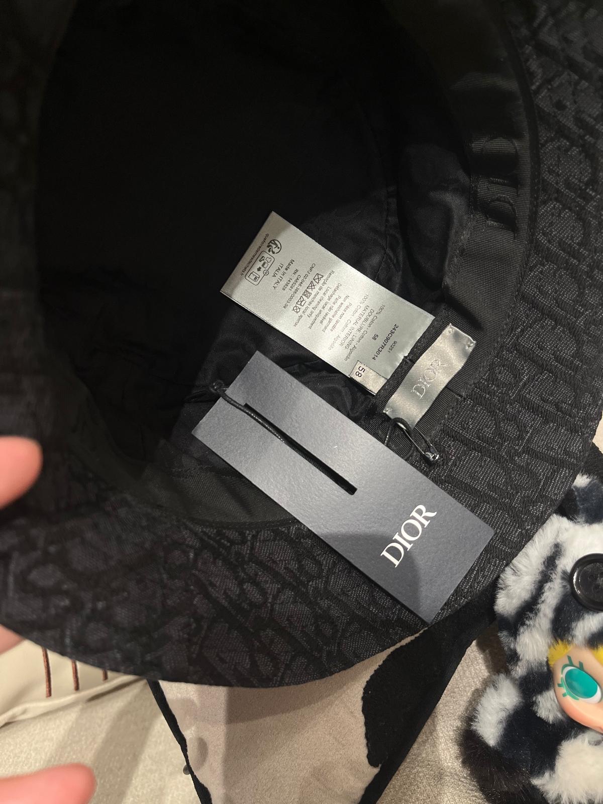 全新 Dior Oblique hat Denim Black 漁夫帽 100%Authentic, Brand New 