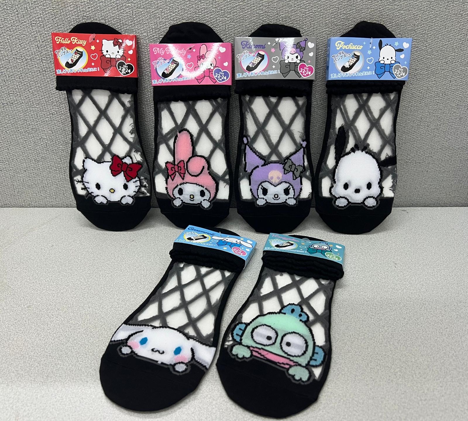 🎌日本直送🎌Sanrio 卡通 成人透視船襪