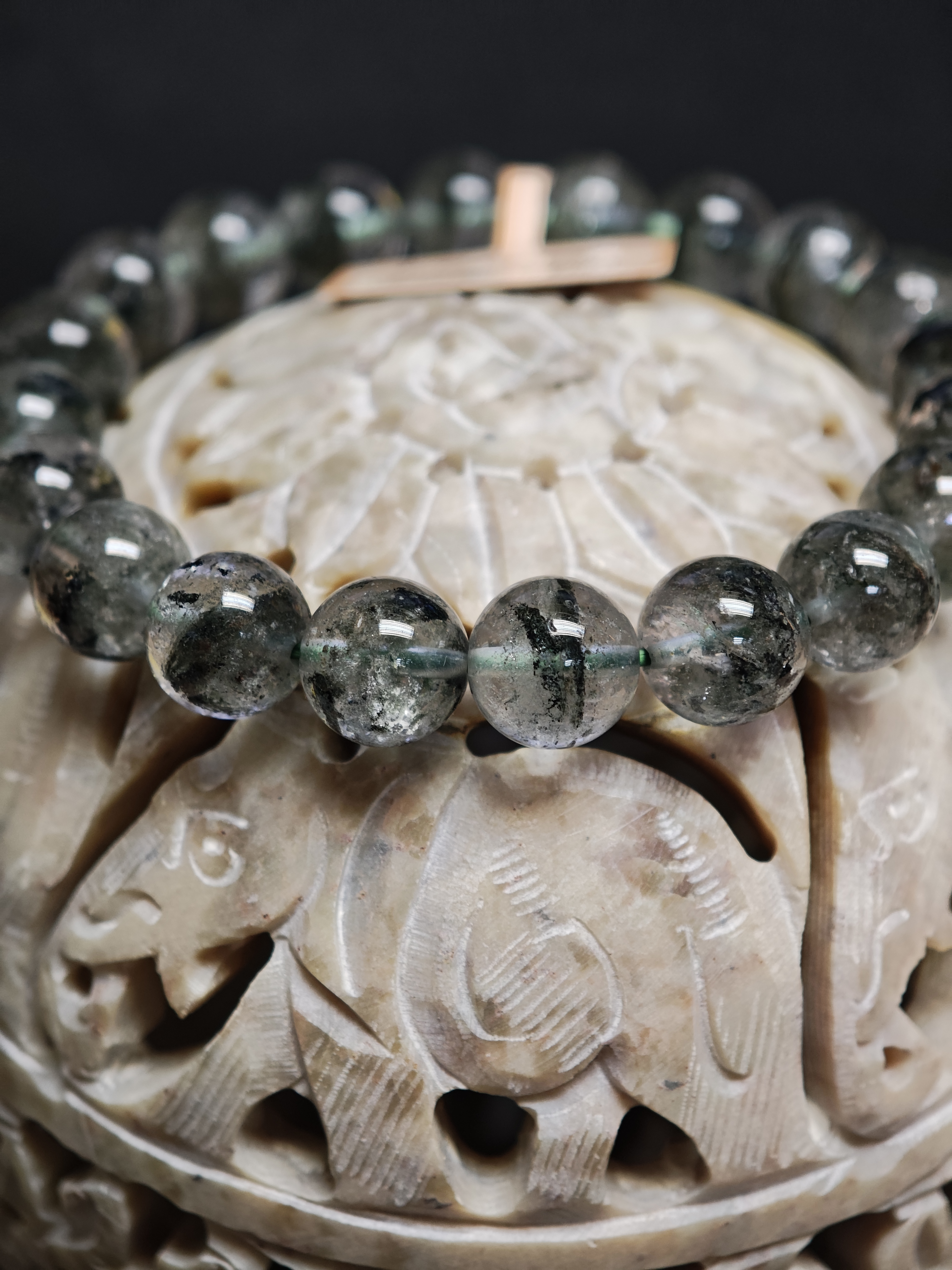 ✨新品水晶手串✨✨綠幽靈✨😊實物拍攝📷