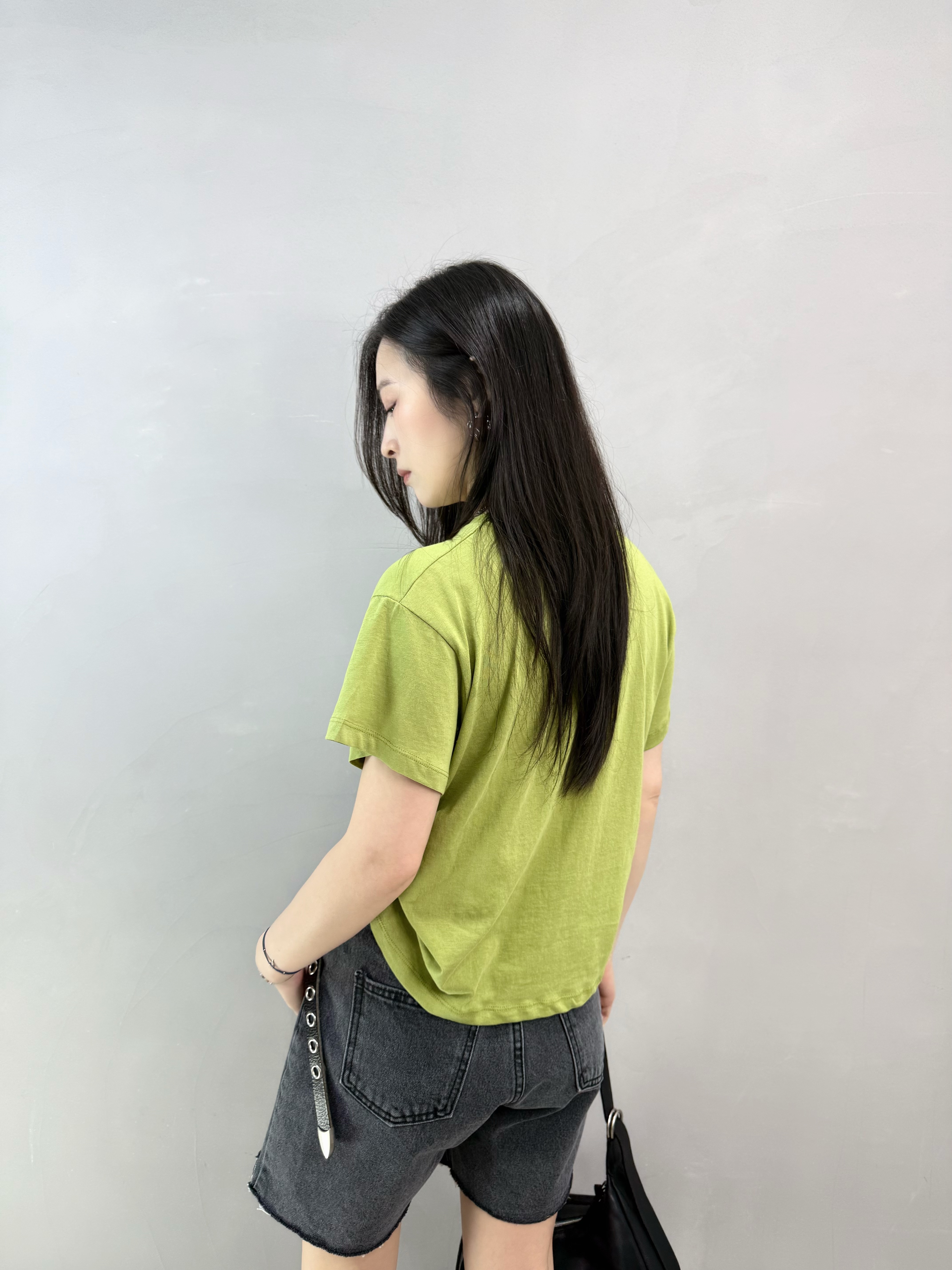 M84 洗水棉刺繡字Tee