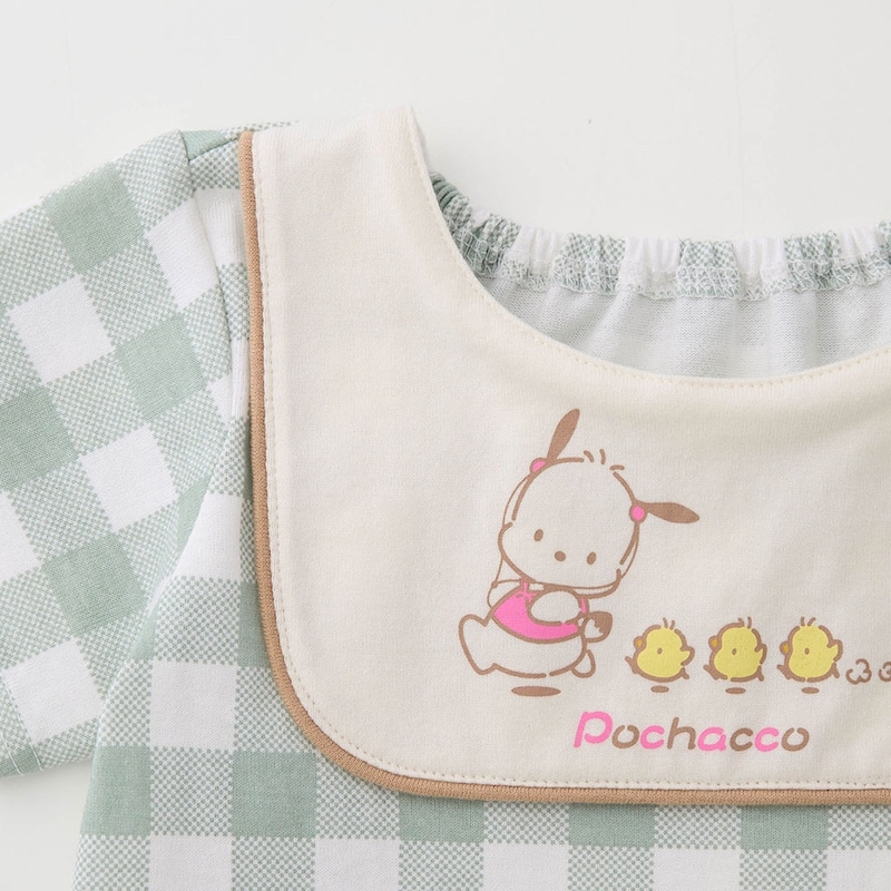 🇯🇵預訂 日本直送🇯🇵Sanrio兩色人物印花領格紋短袖上衣