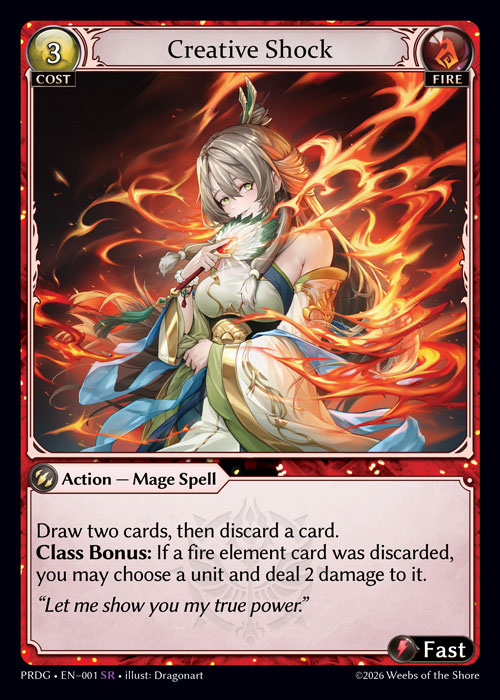 Texture Foil - Creative Shock / PRDG-001 (SR)