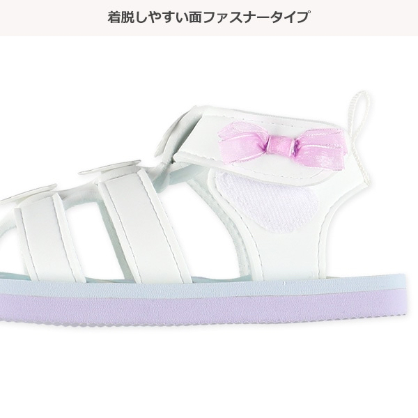 🇯🇵預訂 日本直送🇯🇵貝殼圖案絲帶白色EVA涼鞋